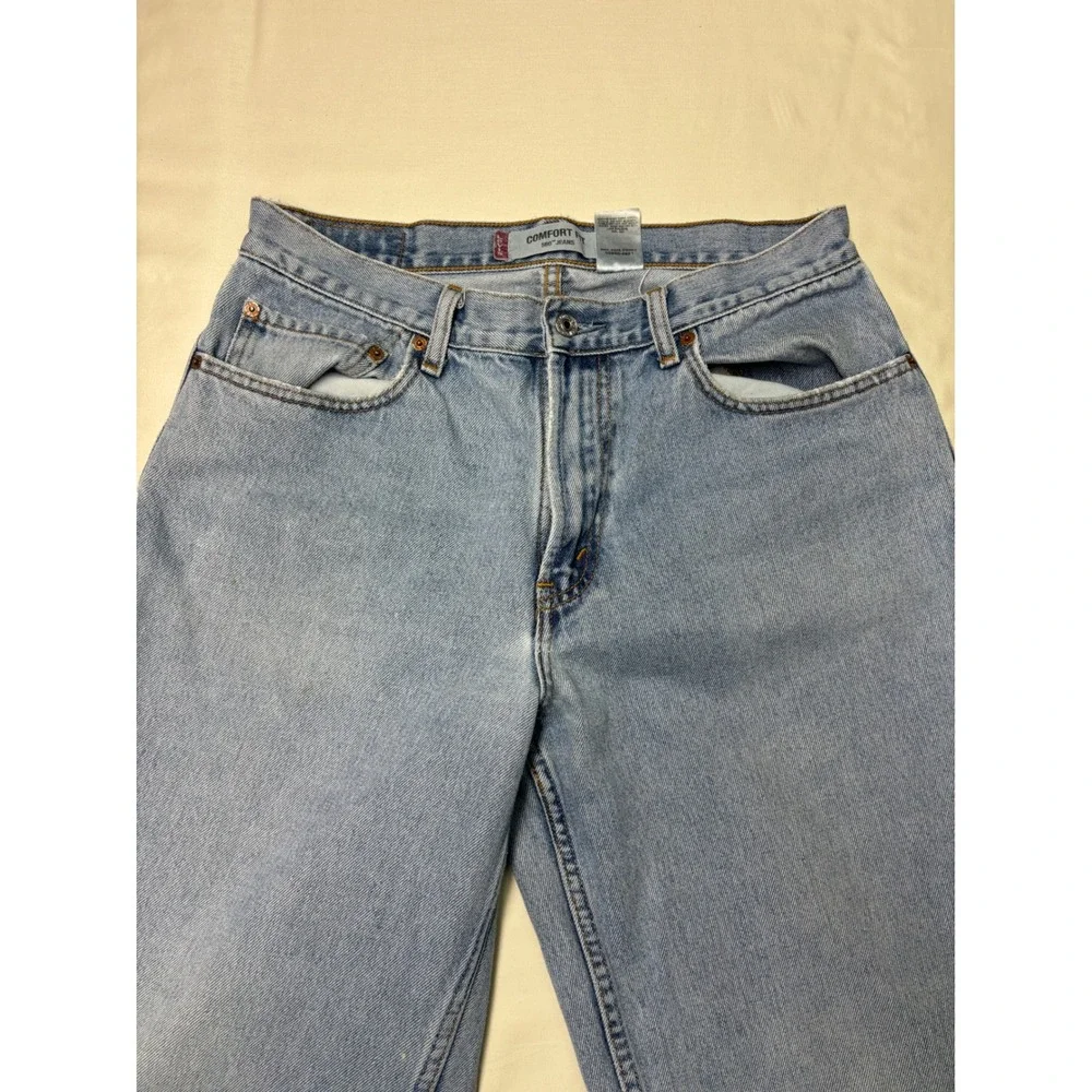 Levis 560 Comfort Fit Jeans Mens W33 L34‎ Light Wash Denim Blue